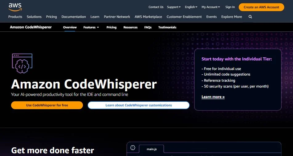 Amazon CodeWhisperer