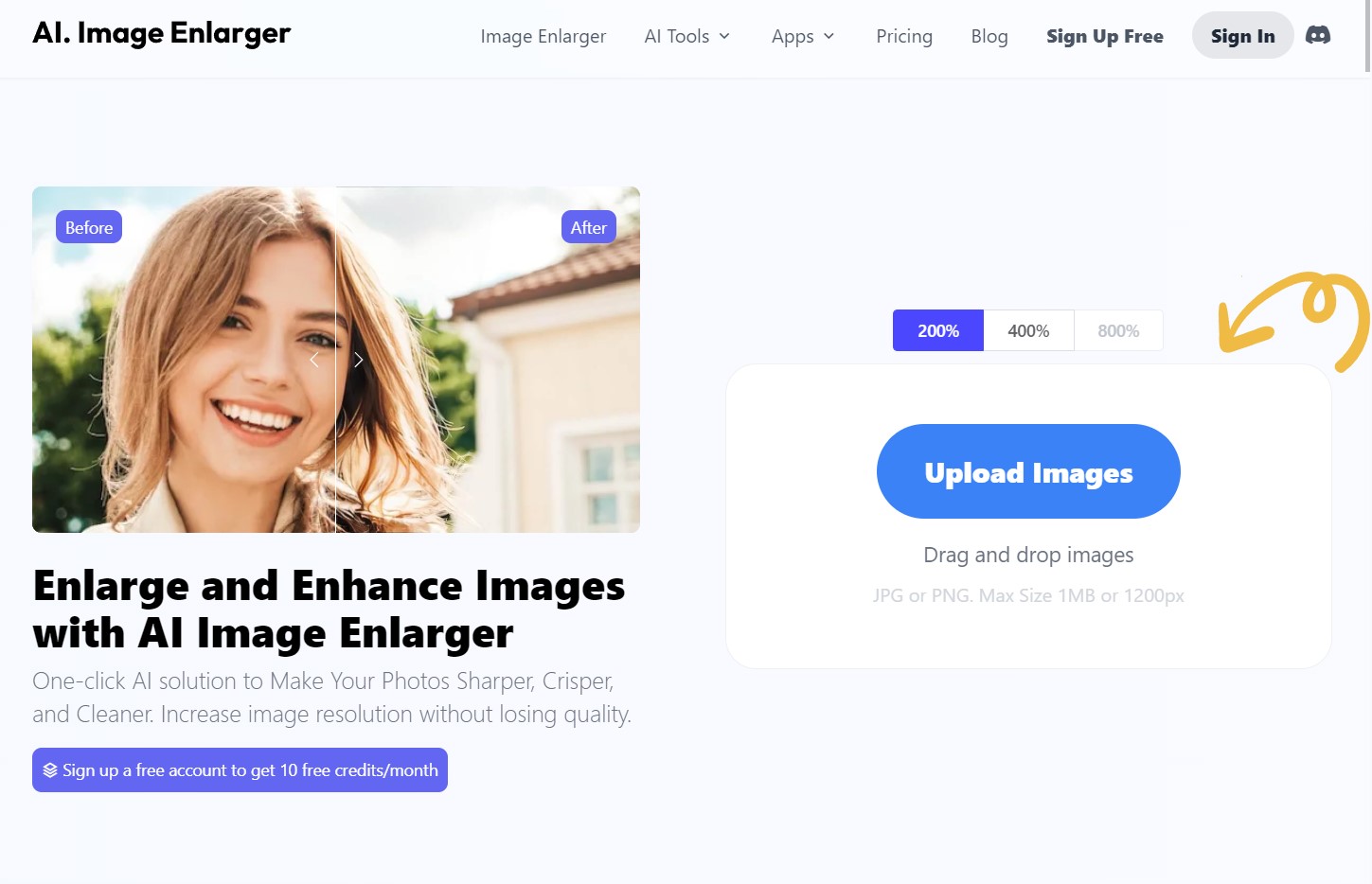 AI Image Enlarger