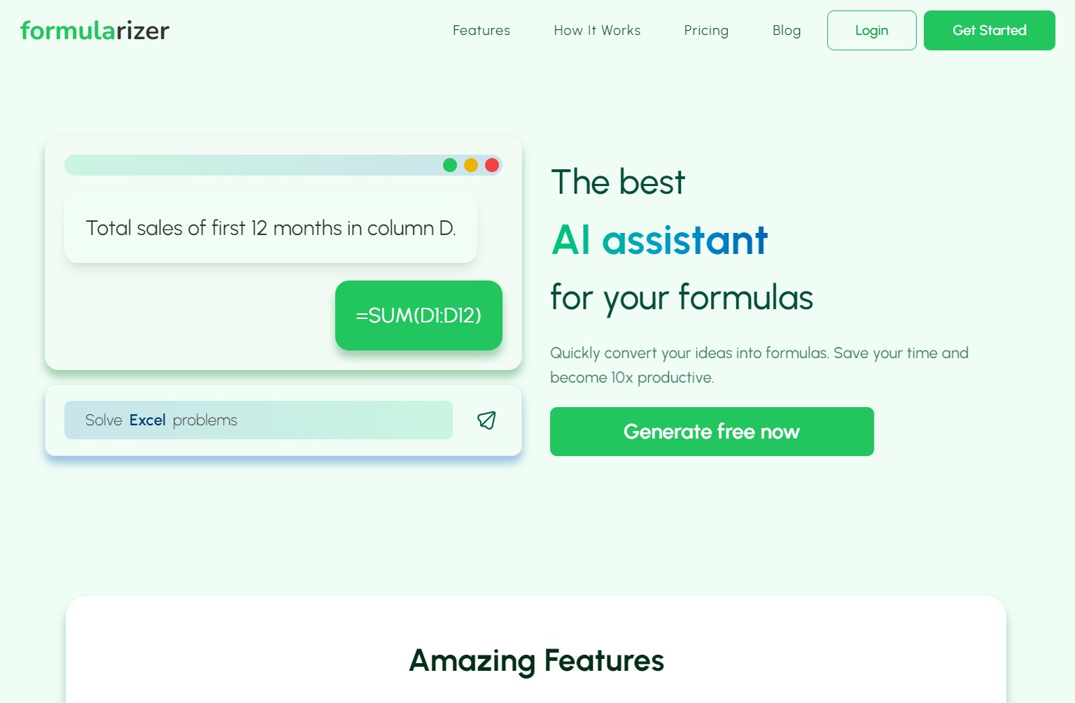 Formula Generator Excel