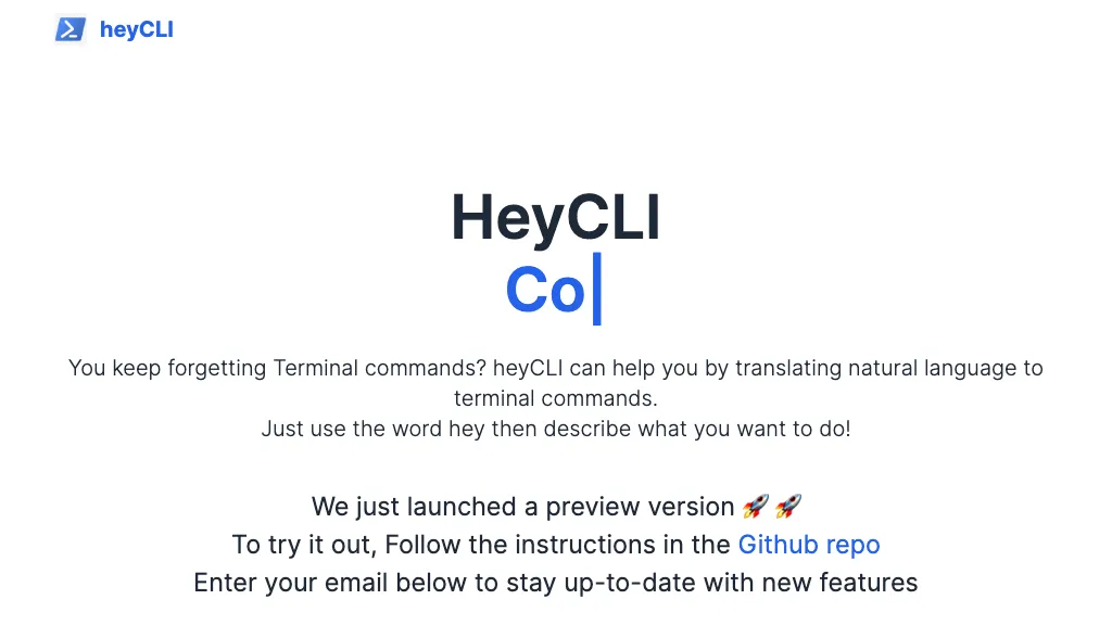 HeyCLI