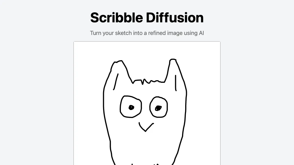 Scribble Diffusion