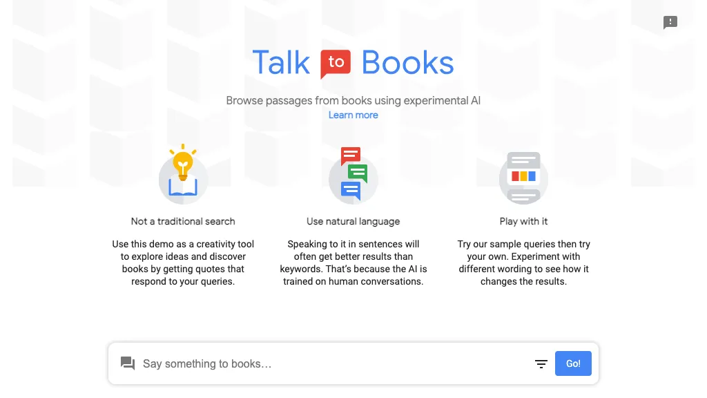 Talk To Books