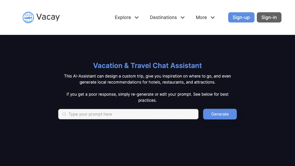 Vacation & Travel Chat