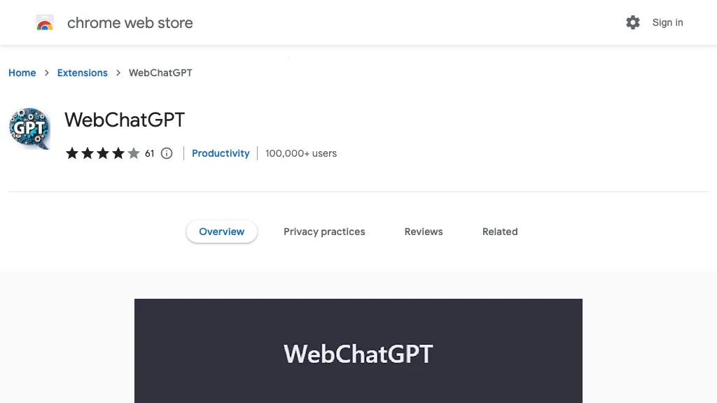 Web ChatGPT